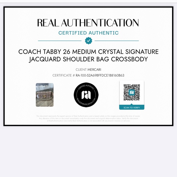 New Coach Tabby 26 Medium Crystal Signature Jacquard Shoulder Bag Crossbody